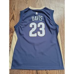 Adidas Anthony Davis New Orleans Pelicans Jersey Basketball Youth Size L 14-16